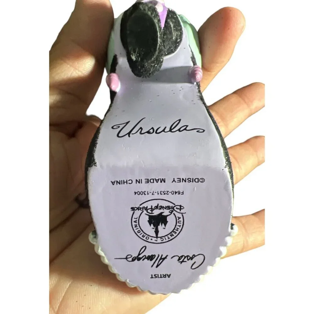 DISNEY PARKS DESIGNER SHOES URSULA THE LITTLE‎ MERMAID SHOE CHRISTMAS ORNAMENT